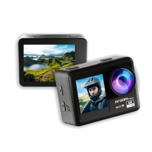 camara de accion argom epic 85 4k ultra hd 20mp pantalla 1.3 pulgadas wifi dual screen negro