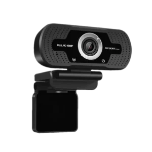 cámara webcam argom camp40 fhd 1080p usb micrófono integrado enfoque manual negro