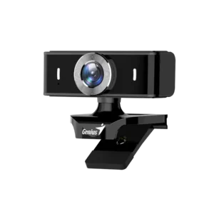 cámara webcam genius facecam 2000x2 2mp full hd 1080p usb microfono integrado negro
