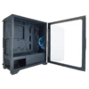 case azza eclipse 440 gaming mid tower negro atx 3 x usb panel lateral de vidrio templado
