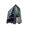 case azza eclipse 440 gaming mid tower negro atx 3 x usb panel lateral de vidrio templado