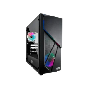 case azza inferno df gaming mid tower negro atx 2 x usb