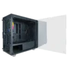 case azza noir 130 gaming micro atx negro 3 x usb vidrio templado soportes de goma