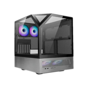 case azza sanctum 810 gaming negro atx 2 x usb paneles laterales de vidrio templado