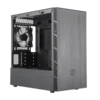 case cooler master box mb400l gaming mini tower negro atx 2 x usb panel lateral vidrio templado