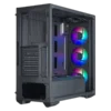 case cooler master box mb511 argb gaming mid tower negro atx 2 x usb viderio templado
