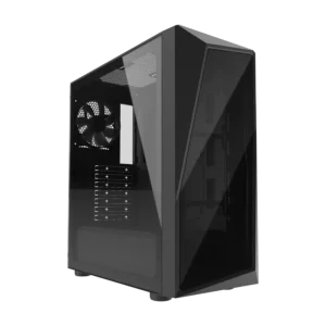 case cooler master cmp 520l gaming mid tower negro atx 2 x usb acero panel lateral izquierdo vidrio templado