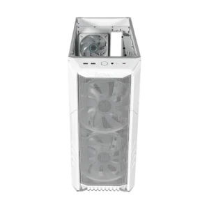 case cooler master haf 500 gaming mid tower blanco atx 3 x usb panel izquierdo vidrio templado
