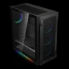 case gamdias athena p1 gaming mid tower negro atx 2 x usb panel frontal malla panel lateral vidrio templado