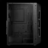 case gamdias aura gc1 gaming mid tower atx negro 3 x usb panel frontal malla panel lateral vidrio templado
