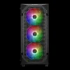 case gamdias aura gc1 gaming mid tower atx negro 3 x usb panel frontal malla panel lateral vidrio templado