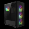 case gamdias aura gc2 elite gaming mid tower negro 3 x usb panel frontal de malla ventana de vidrio templado