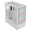 case gamdias talo e3 mesh elite gaming mid tower blanco 1 x usb panel frontal de malla de vidrio templado