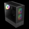 case gamdias talo e3 mesh elite gaming mid tower negro 1 x usb panel frontal de malla de vidrio templado