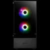 case gamdias talos e3 gaming mid tower negro atx 3 x usb panel frontal y lateral vidrio templado