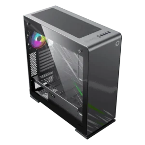 case gamemax vega pro grey gaming full tower gris atx 4 x ubs laterales doble vidrio templado