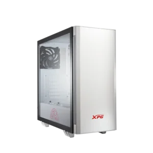case xpg invader gaming mid tower blanco atx 2 x usb paneles laterales vidrio templado