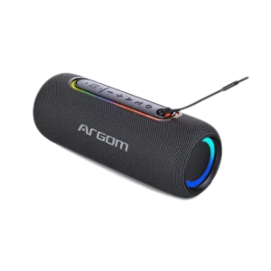cornetas argom radyon x30 premium negro 3.5mm bluetooth 10w luces led inalámbrico
