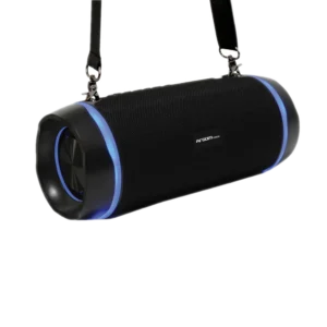 cornetas argom radyon x42 premium negro bluetooth usb 50w inalámbrico luces led incluye correa