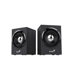 cornetas genius sp hf385bt negro gris 3.5mm usb bluetooth 4w controles en línea