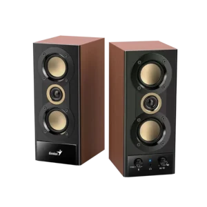 cornetas genius sp hf800bt madera 3.5mm usb bluetooth 20w