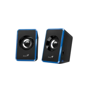 cornetas genius sp u125 azul 3.5mm usb 3w estéreo