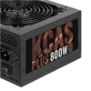 fuente de poder aerocool gaming 800w kcas 800 atx 12v apfc 80 plus bronze negro