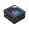fuente de poder azza gaming 650w argb atx 12v 80 plus bronze 100 240v led negro