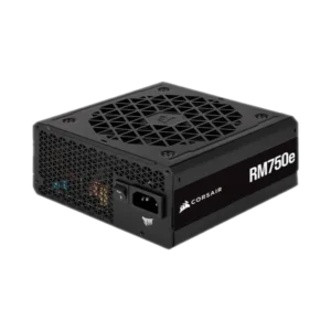 fuente de poder corsair gaming 750w rm750e atx 100 240v modular gold negro