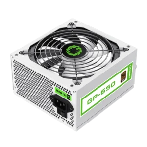 fuente de poder gamemax gaming 650w gp 650 atx 12v sata certificación de seguridad blanco