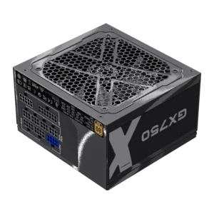 fuente de poder gamemax gaming 750w gx 750 m atx 12v certificación gold modular negro