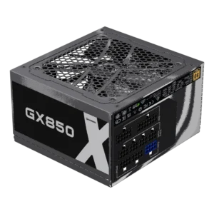 fuente de poder gamemax gaming 850w gx 850 m atx 12v certificación 80 gold apfc modular negro