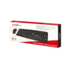 kit teclado mouse argom dpi 800 usb español resistente a derrames negro