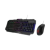 kit teclado mouse gaming msi forcge gk100 dpi 6400 rgb usb mouse 7 botones negro