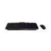 kit teclado mouse gaming msi forcge gk100 dpi 6400 rgb usb mouse 7 botones negro