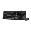 kit teclado mouse genius km 100se dpi 1200 3 botones usb resistente a derrames ai copilot negro