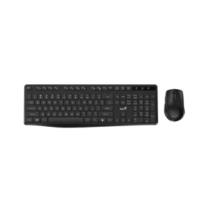 kit teclado mouse genius km 8206s dpi 1200 3 botones inalámbrico silencioso negro