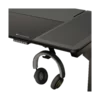 mesa aerocool lab x black 170 x 75cm altura regulable electrica alfombrilla para mouse cristal templado negro