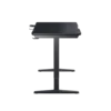 mesa aerocool lab x black 170 x 75cm altura regulable electrica alfombrilla para mouse cristal templado negro