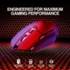 mouse argom gaming ms2046 combat 7200dpi 8 botones usb luces led plug & play negro