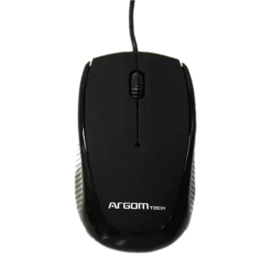 mouse argom ms14 800dpi 3 botones usb diseño ergonómico 3d negro
