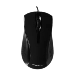 mouse argom ms22 800dpi 3 botones usb diseño ergonómico 3d negro