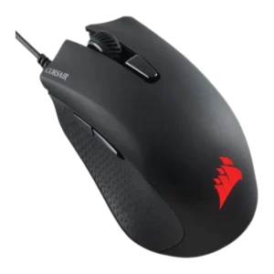 mouse corsair harpoon gaming 12000dpi 6 botones usb rgb pro negro