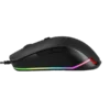 mouse gamemax gaming mg7 3200dpi 6 botones usb luces led incluye pad mouse negro