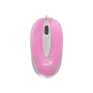 mouse genius dx mini 1200dpi 3 botones rgb led usb rosa