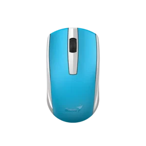mouse genius eco 8100 1200dpi 3 botones usb recargable ecológico azul