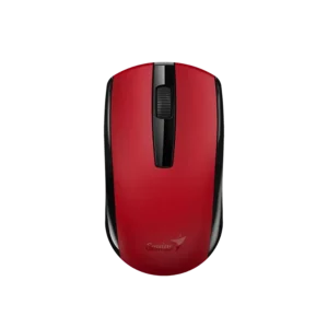 mouse genius eco 8100 1200dpi 3 botones usb recargable ecológico rojo