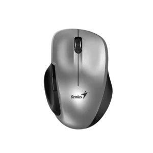 mouse genius ergo 8200s 1200dpi 5 botones inalámbrico plug & play silencioso plata