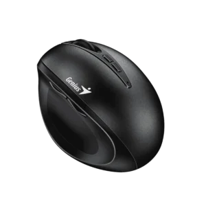 mouse genius ergo 8300s 1600dpi 7 botones inalámbrico vertical clic silencioso negro