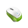 mouse genius micro traveler 9000r 1200dpi 3 botones inalámbrico soporte stick n go verde